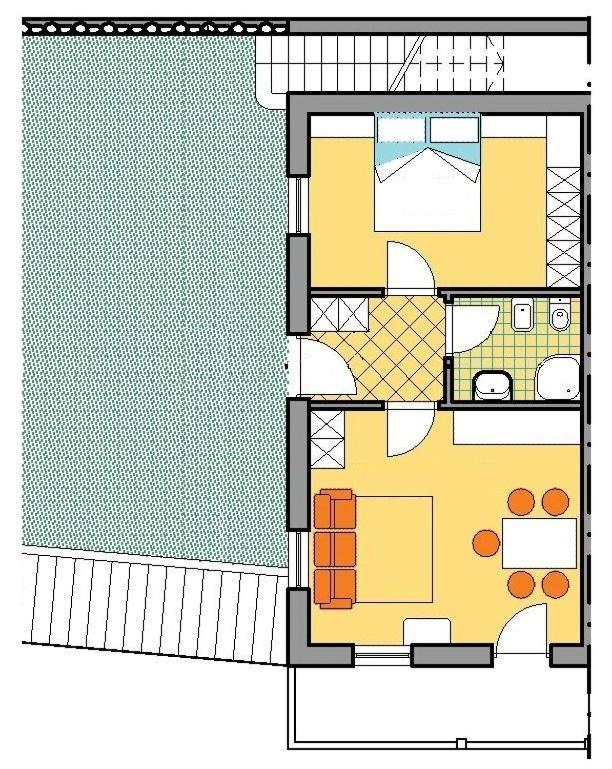 Lue De Rue Appartement Al Plan di Mareo Kamer foto